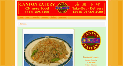 Desktop Screenshot of cantoneatery.com